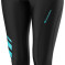 Madison Sportive Women'S 3/4 Shorts, Black / Blue Curaco Size 14