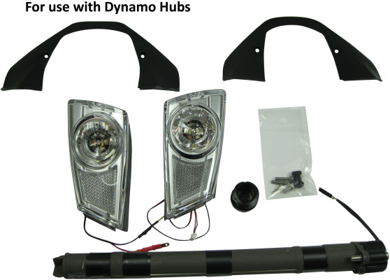Trek Bontrager Satellite Forklight Dynamo Bike Light Kit