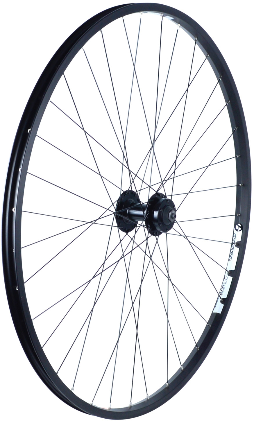 rear bike wheel with cassette