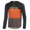 Madison Alpine Mens L/Sleeve Jersey SMALL Black / Rust