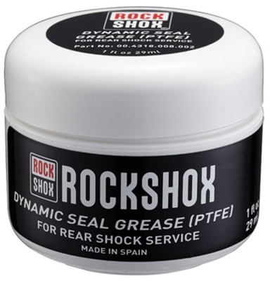 Rock Shox Dynamic Seal Grease (ptfe) 1Oz - Recommended For Service Of Rear Shocks: