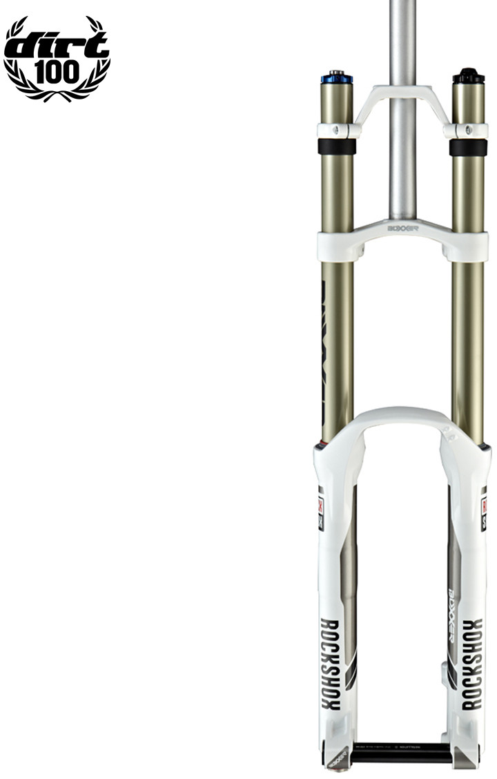Rock Shox - Boxxer 27.5 World Cup - Soloair 200 Maxle Dh - White Charger Dh  Rc - Alum Str 1 1/8 - (Includes Tall And Short Cr