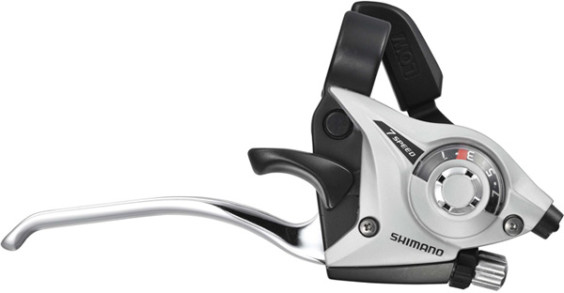 Shimano ST-EF51 Altus EZ fire plus STI 8-speed set, 2-finger lever, silver