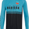 Madison Alpine Mens L/Sleeve Jersey SMALL Blue / Black