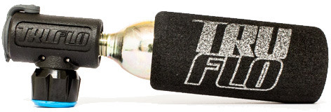 Truflo Minoot CO2 Pump With 16 Gram Cartridge, Presta And Schrader