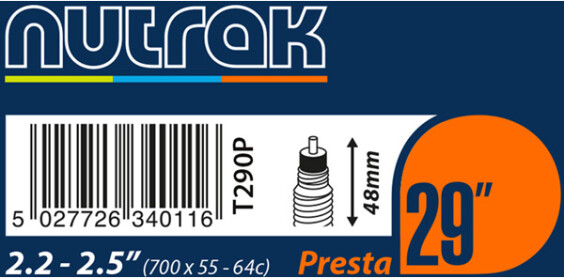 Nutrak 29 X 2.2 - 2.5 Presta Valve