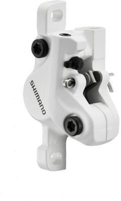 Shimano BR-M395 calliper, without rotor or adapters, post mount, front or rear, white