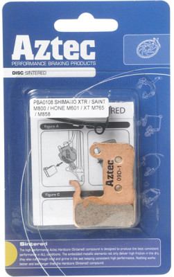 Aztec Organic disc brake pads for Shimano M965 XTR / M966 callipers