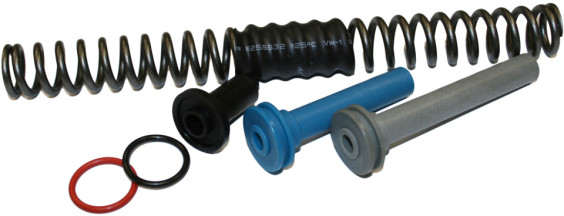 Rock Shox Rockshox Coil Spring/Spacer Kit Dart/Xc28 80/100Mm Soft Black