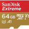 Sandisk 64Gb Extreme Micro 64GB