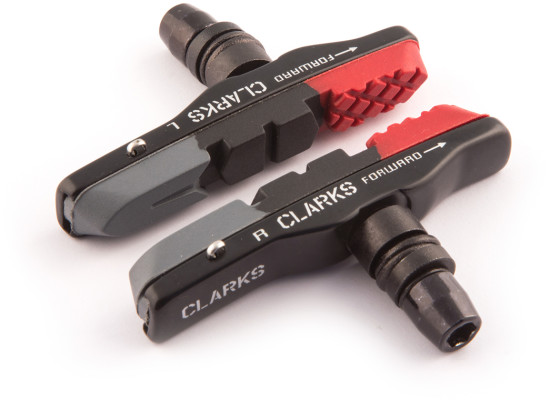 Clarks Elite Mtb/Hybrid V-Brake Pads W/Lightweight Aluminium Holder & Triple Compound Insert Pads 72Mm