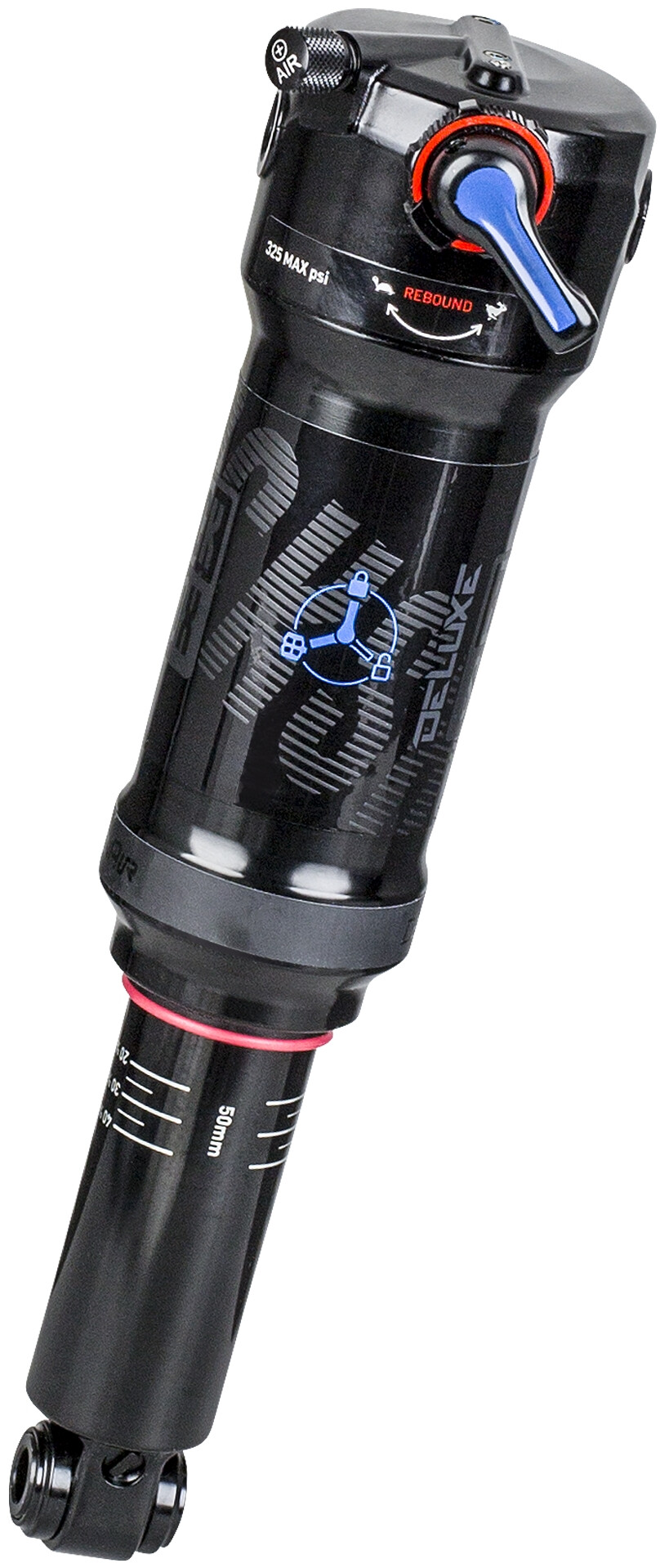 rockshox deluxe rt3 reaktiv thru shaft