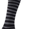 Giro Merino High Tower Cycling Socks: Black/Colour Stripe S